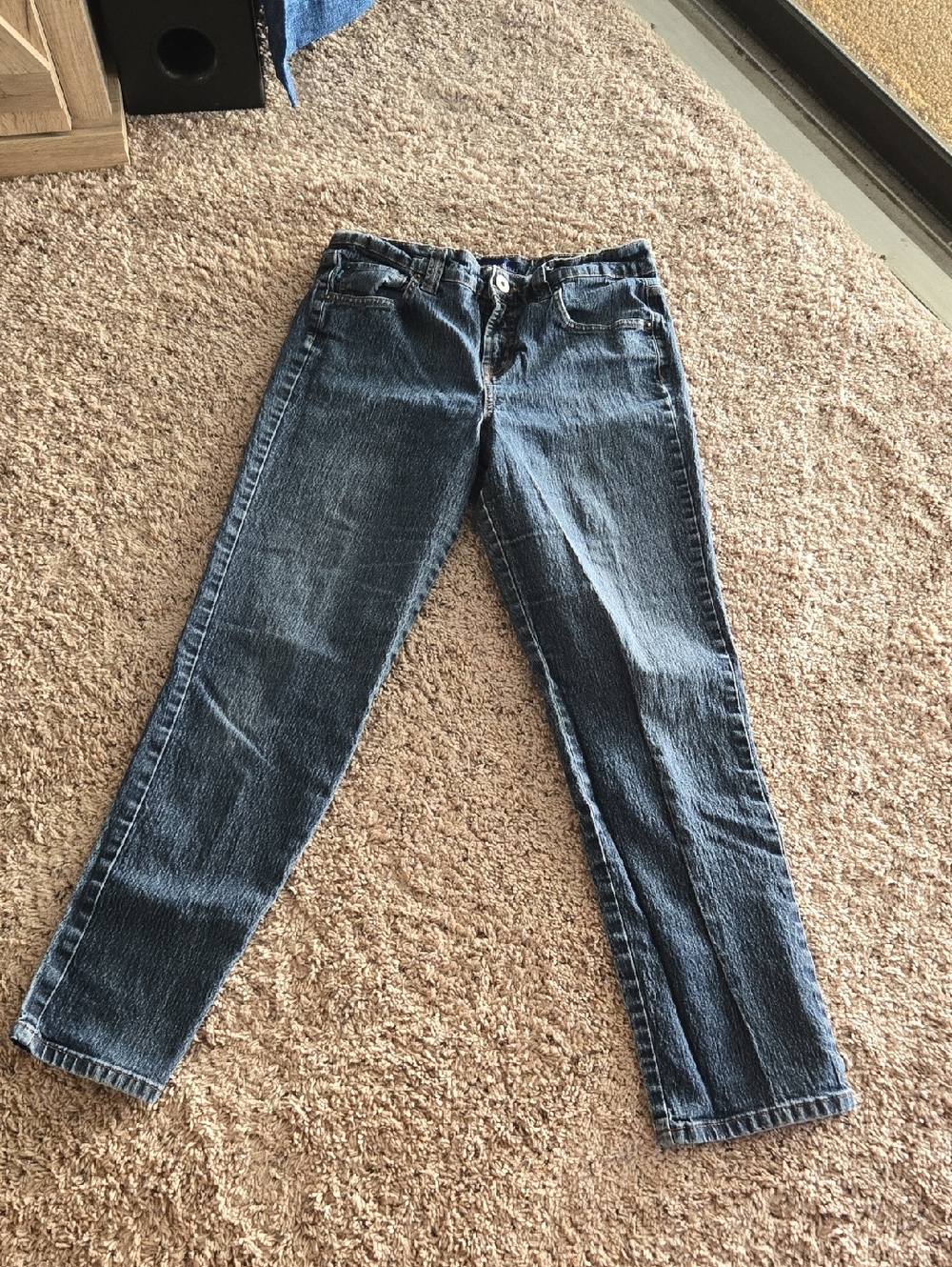 Classic Straight-Leg Dark Wash Jeans- Bandolino 8